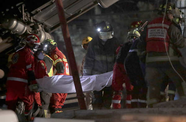 23 killed in Mexico City underground rail bridge collapse
