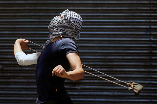 These images show the violence flares in West Bank amid aerial bombardments