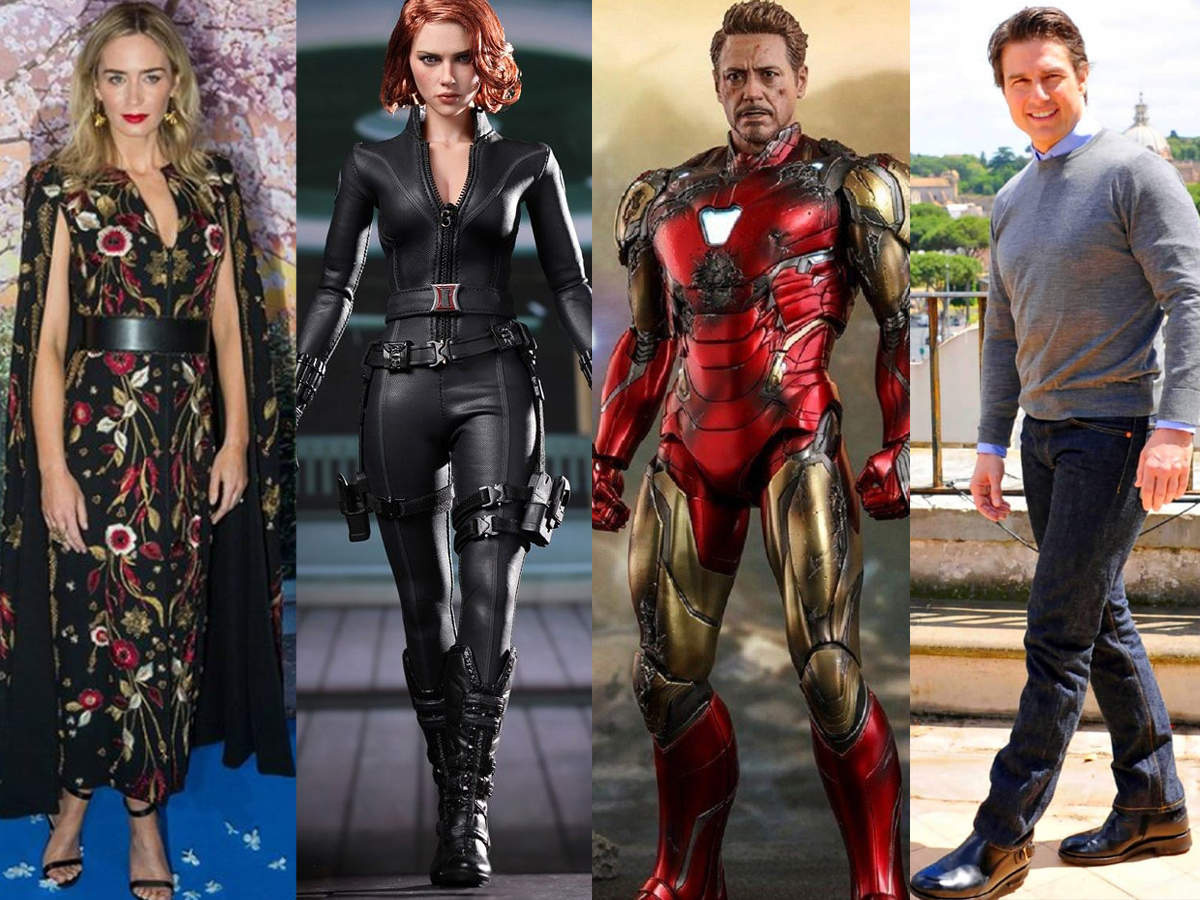 Emily Blunt as Black Widow, Tom Cruise as Iron Man Actors who ...