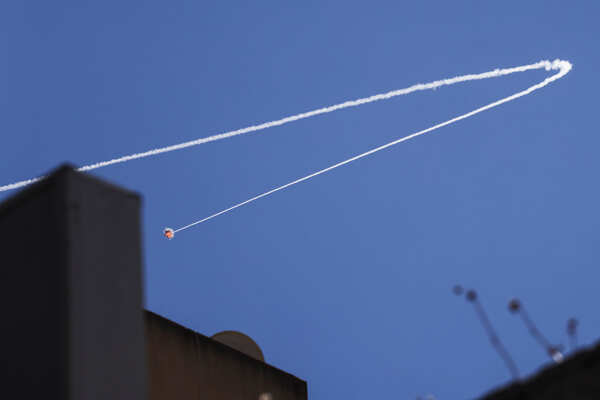 These pictures show how Israel's Iron Dome intercepts rockets from Gaza