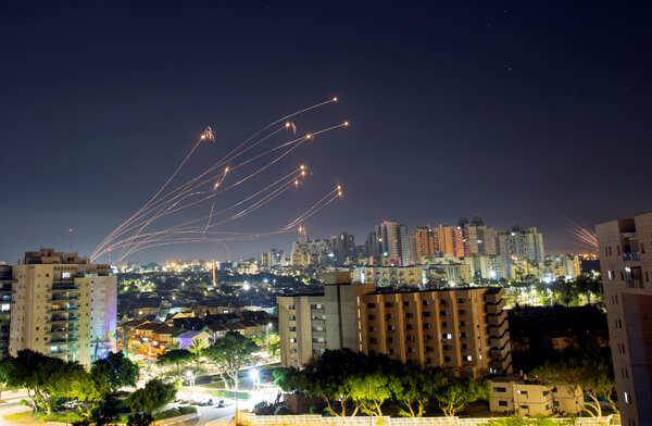 These pictures show how Israel's Iron Dome intercepts rockets from Gaza