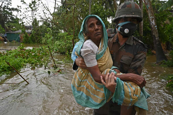 These pictures show devastation caused by Cyclone Yaas