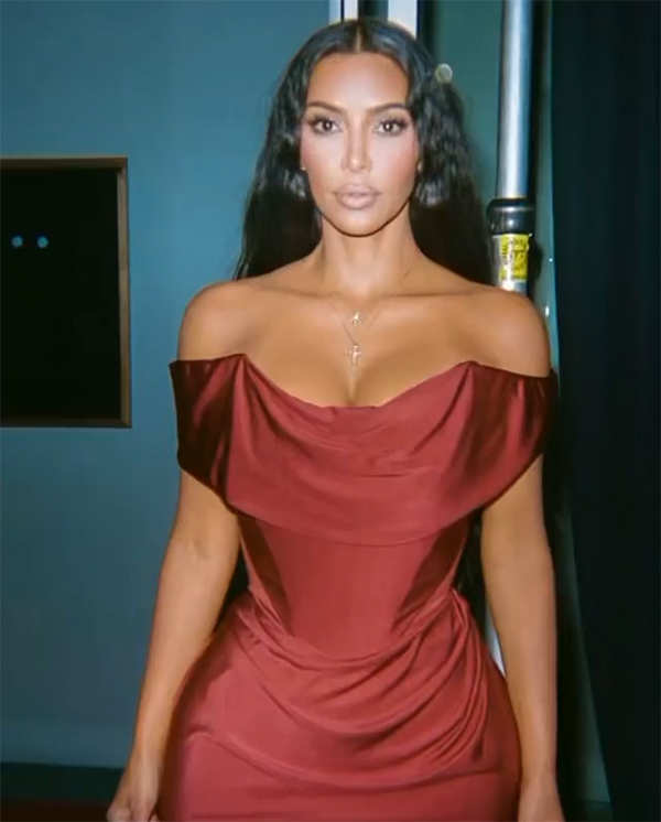 Kim Kardashian gets brutally trolled for wearing 'Om' earrings in these new pictures