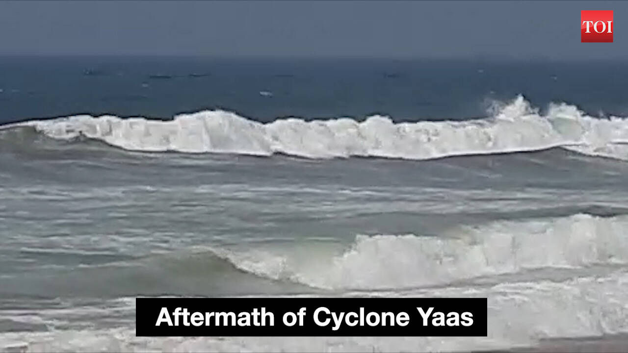 Cyclone Yaas: Coastal areas face strong waves in Visakhapatnam