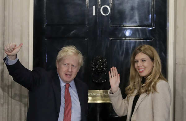Secret wedding pictures of British PM Boris Johnson go viral