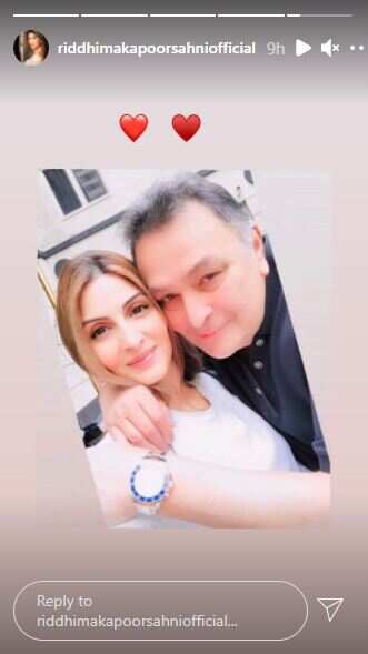 Riddhima Kapoor Sahni Remembers Late Father Rishi Kapoor As She Shares ...