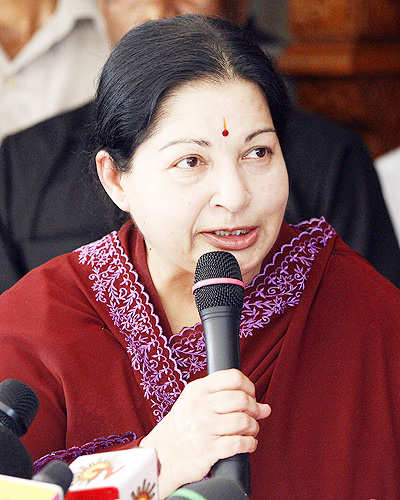 Jayalalithaa sworn in as CM of Tamil Nadu