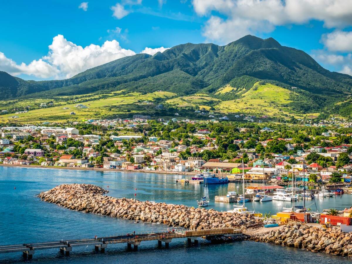 Saint Kitts and Nevis islands in the Caribbean will now only open to vaccinated tourists Saint Kitts and Nevis islands in the Caribbean will now only open to vaccinated tourists