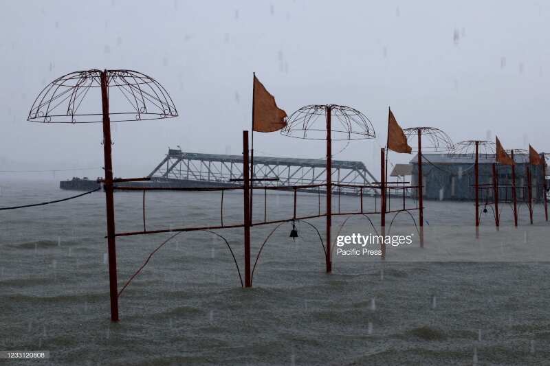 These pictures show devastation caused by floods amid pandemic