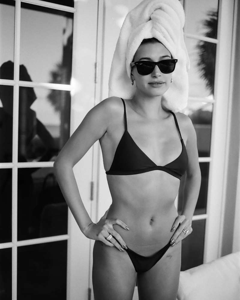 From white to printed bikinis, Hailey Bieber stuns in these mesmerising pictures from her beach diaries