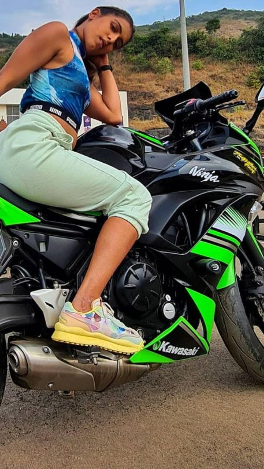 Lady biker Biker Trash