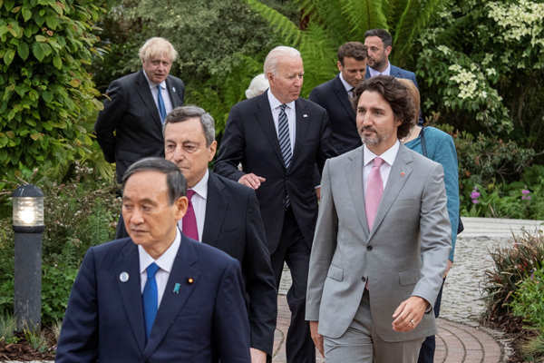 Pictures from G7 summit held in UK