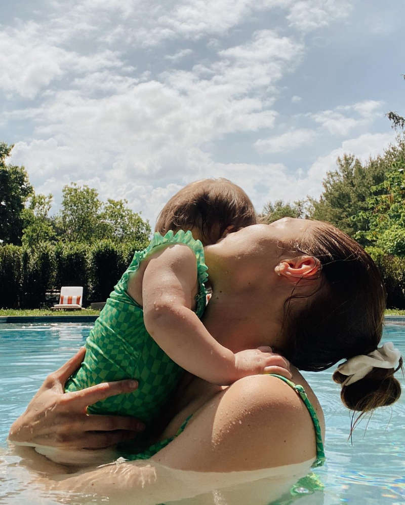 Gigi Hadid shares adorable pictures from her pool date with baby Khai