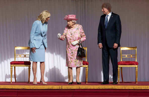 US President Joe Biden meets Queen Elizabeth