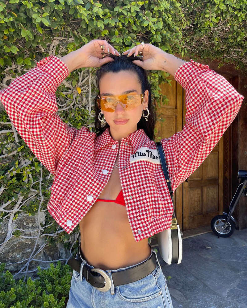 Pool pictures of Dua Lipa are our ultimate summer mood!