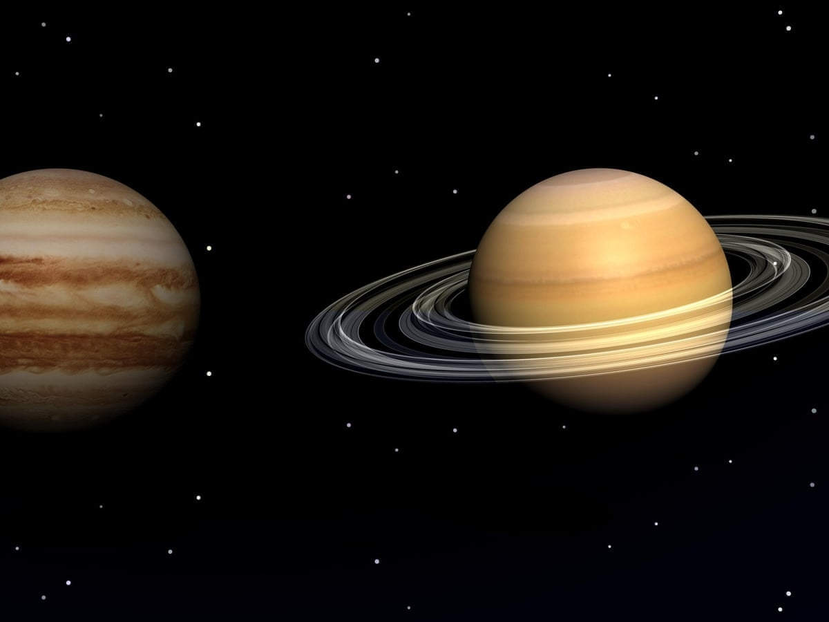 Юпитер 2021. Юпитер и Сатурн. Соединение планет. Жизнь на Сатурне.