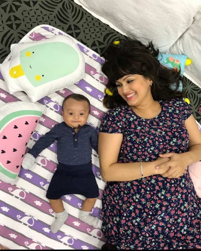 Nisha Rawal shares unseen birthday photos of son Kavish amid legal battle with husband Karan Mehra