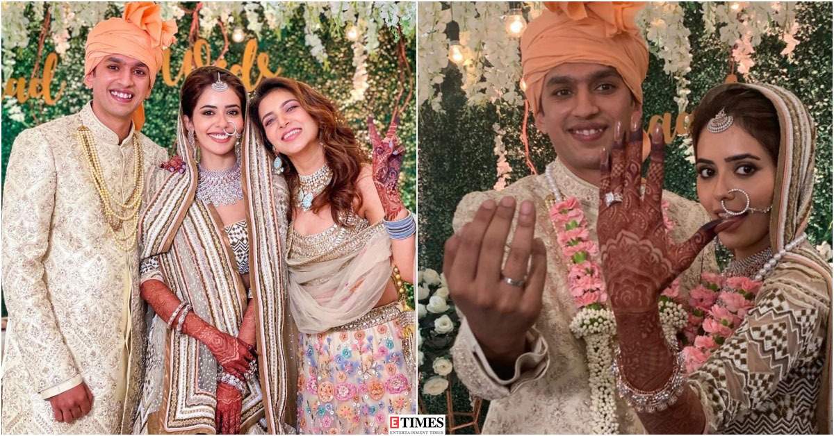 New pictures from Sana Sayyad's intimate 'nikaah' ceremony with Imaad Shamsi will restore your faith in true love