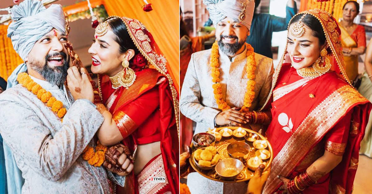 Unmissable pictures from Angira Dhar and Anand Tiwari's secret wedding