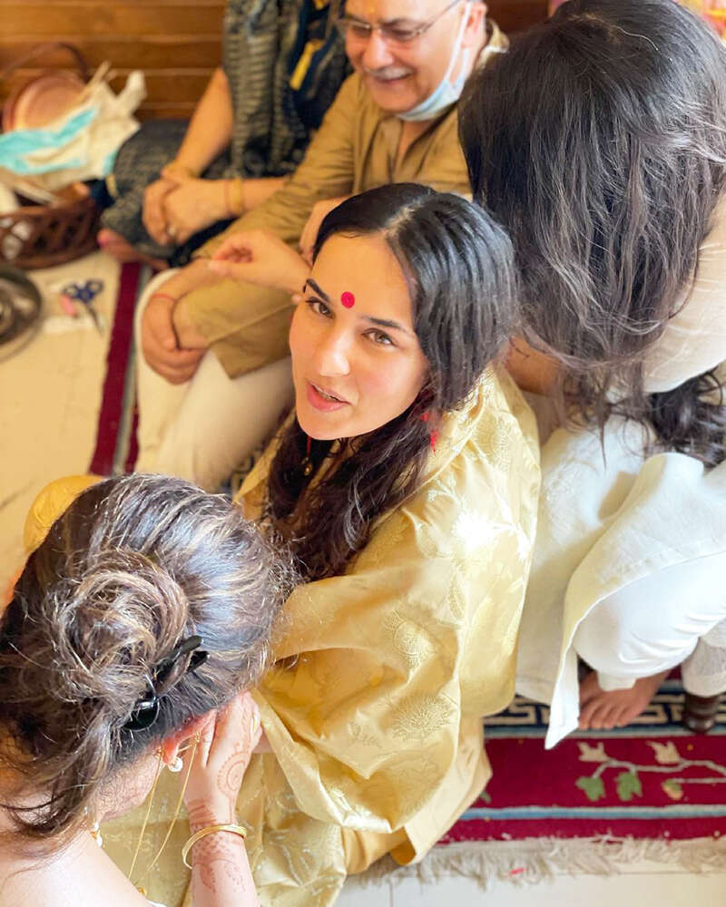 Unmissable pictures from Angira Dhar and Anand Tiwari's secret wedding