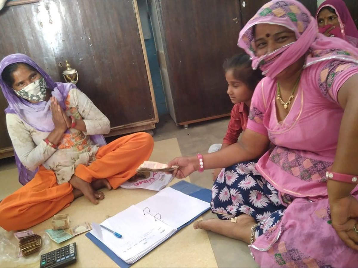Women in the village of Rajasthan revive traditional embroidery techniques