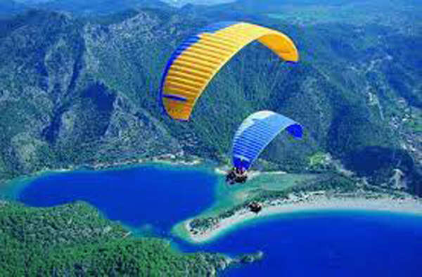 ​Paraglide over the Blue Lagoon