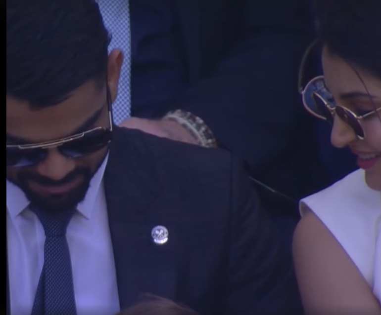 Anushka Sharma and Virat Kohli&#39;s old pictures from Wimbledon match go viral on the internet | Hindi Movie News - Times of India