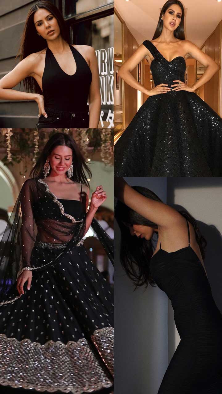 Sonam Bajwa is setting hearts aflutter in a black lace dress