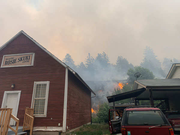 In pics: Wildfire destroys British Columbia town