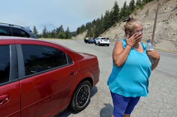 Wildfire destroys British Columbia town