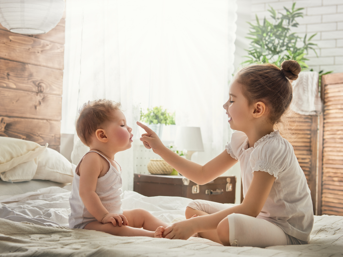 Girl having a baby
