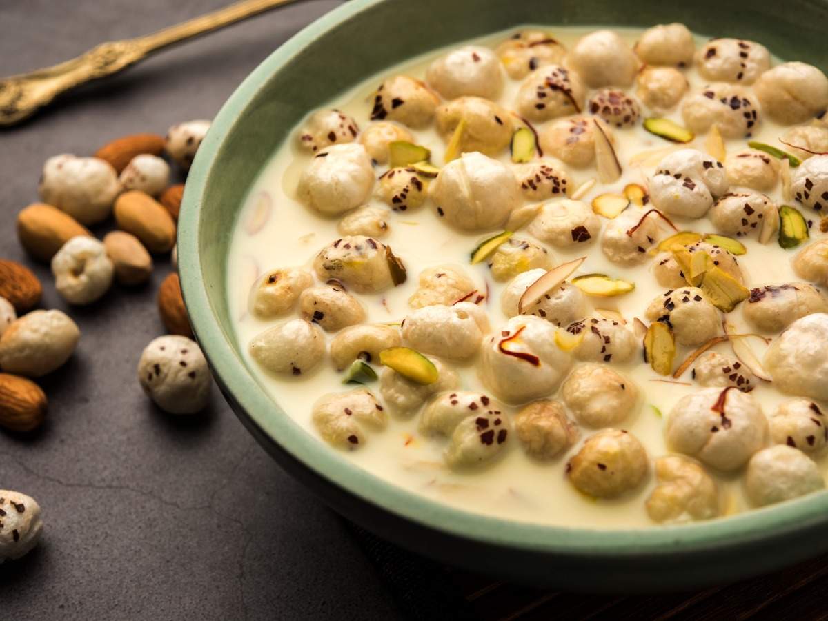 Low-fat Makhana Kheer for those on a diet | The Times of India