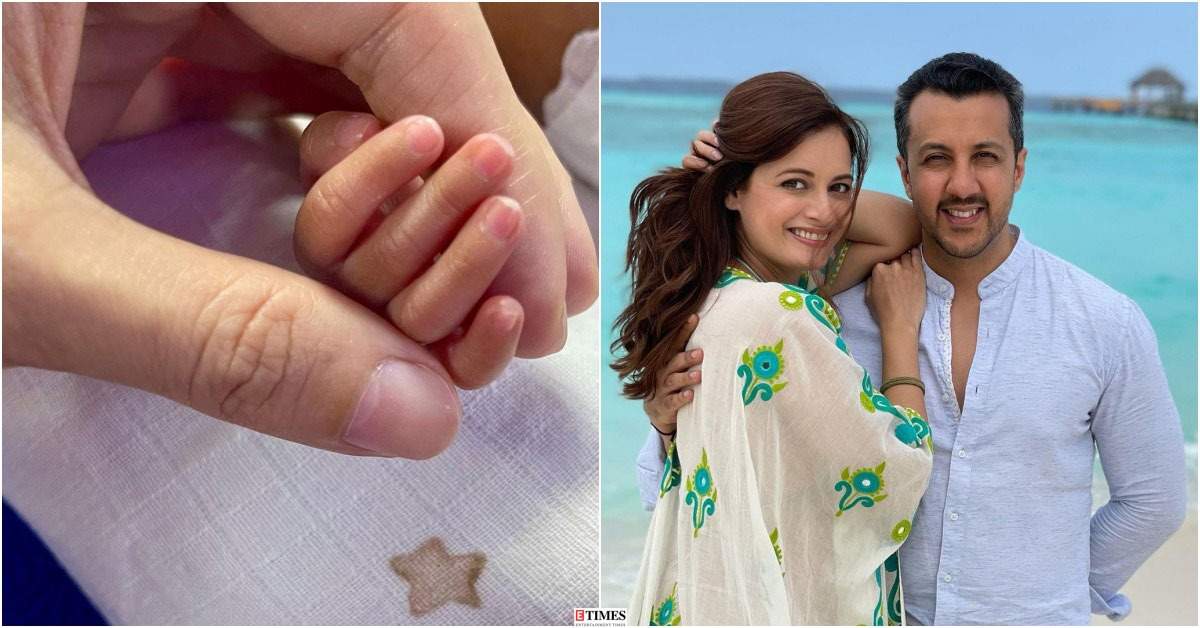 Dia Mirza and Vaibhav Rekhi welcome baby boy Avyaan Azaad Rekhi, share first glimpse of the little one