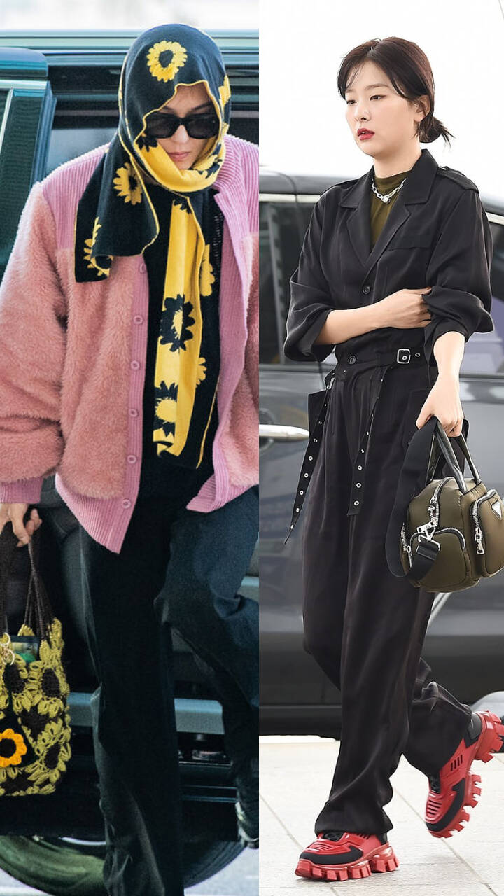 K Pop Redefines Airport Fashion With Edgy Outfits Times Of India K Pop Redefines Airport Fashion With Edgy Outfits Times Of India