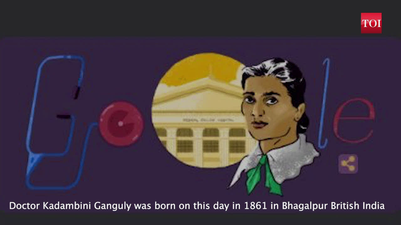 Kadambini Ganguly: Kadambini Ganguly Doodle: Google remembers India’s ...