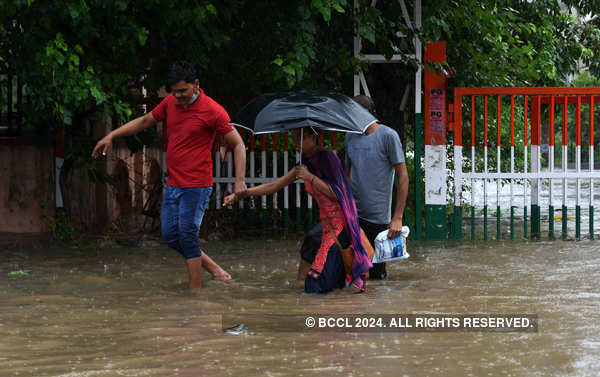 In pics: Poor drainage system in Delhi