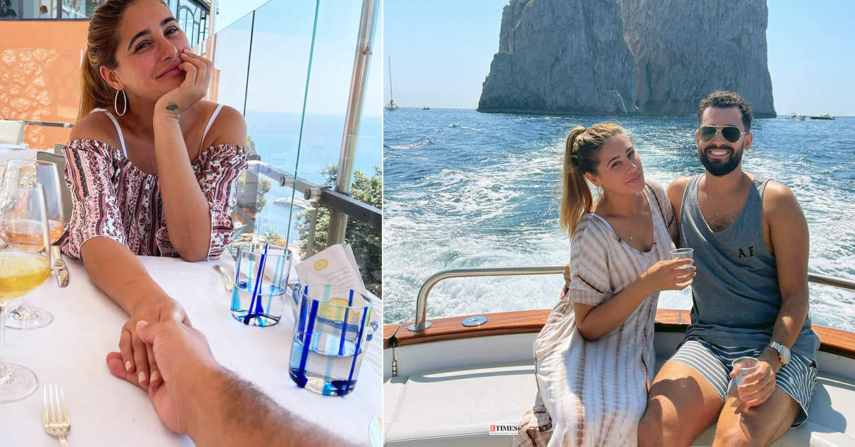 Nargis Fakhri & beau Justin Santos are painting the town red with their lovely vacation pictures