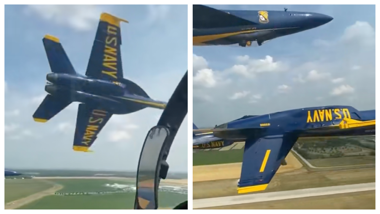 POV: Fighter jets go upside-down