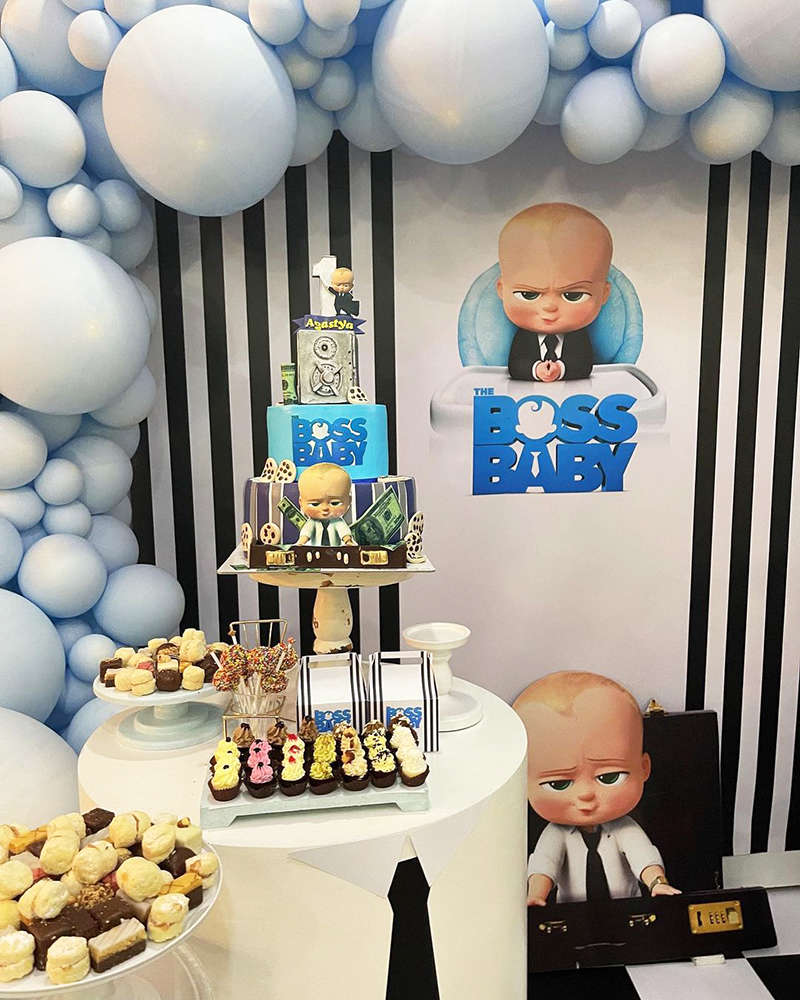 Lovely pictures from first birthday celebration of Hardik Pandya and Natasa Stankovic’s little son