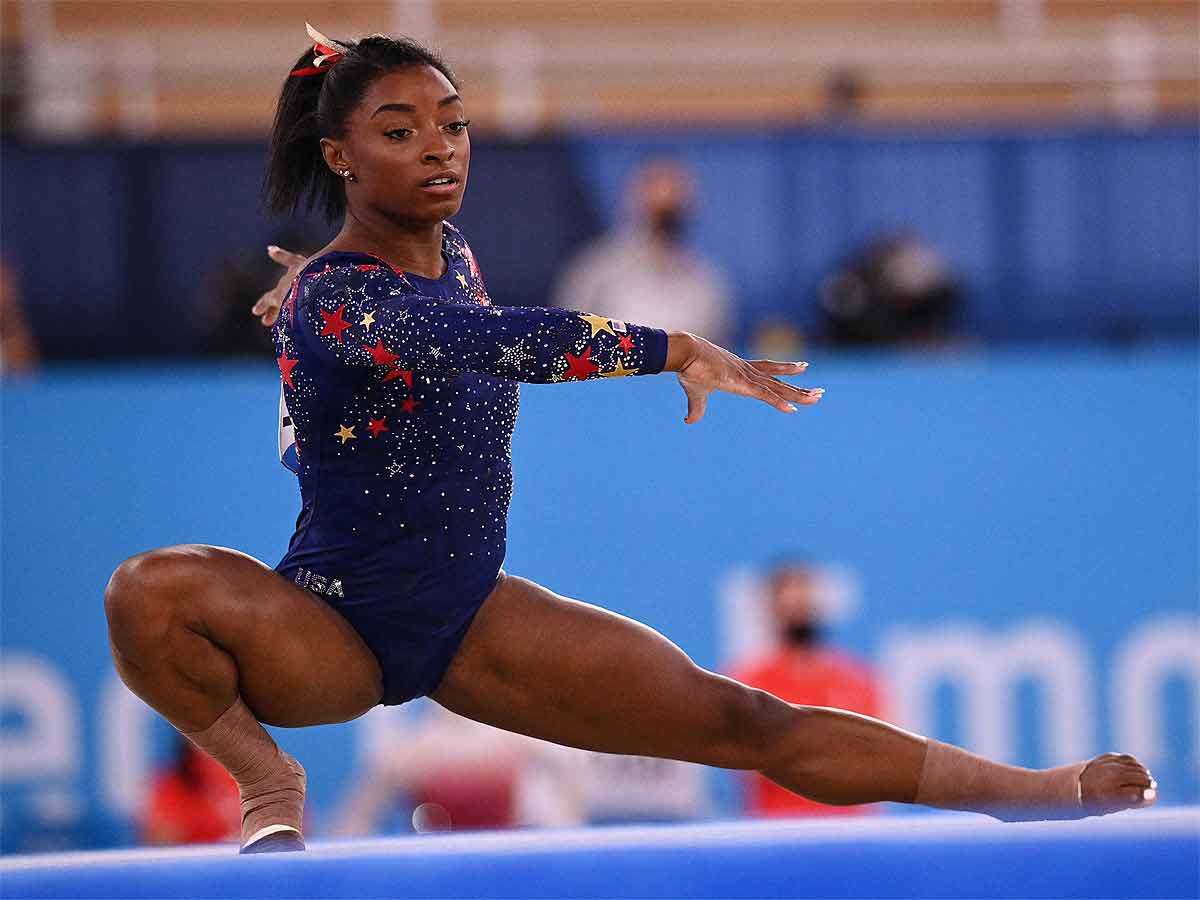 Simone biles nipples