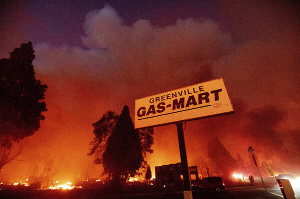 Wildfire decimates California town