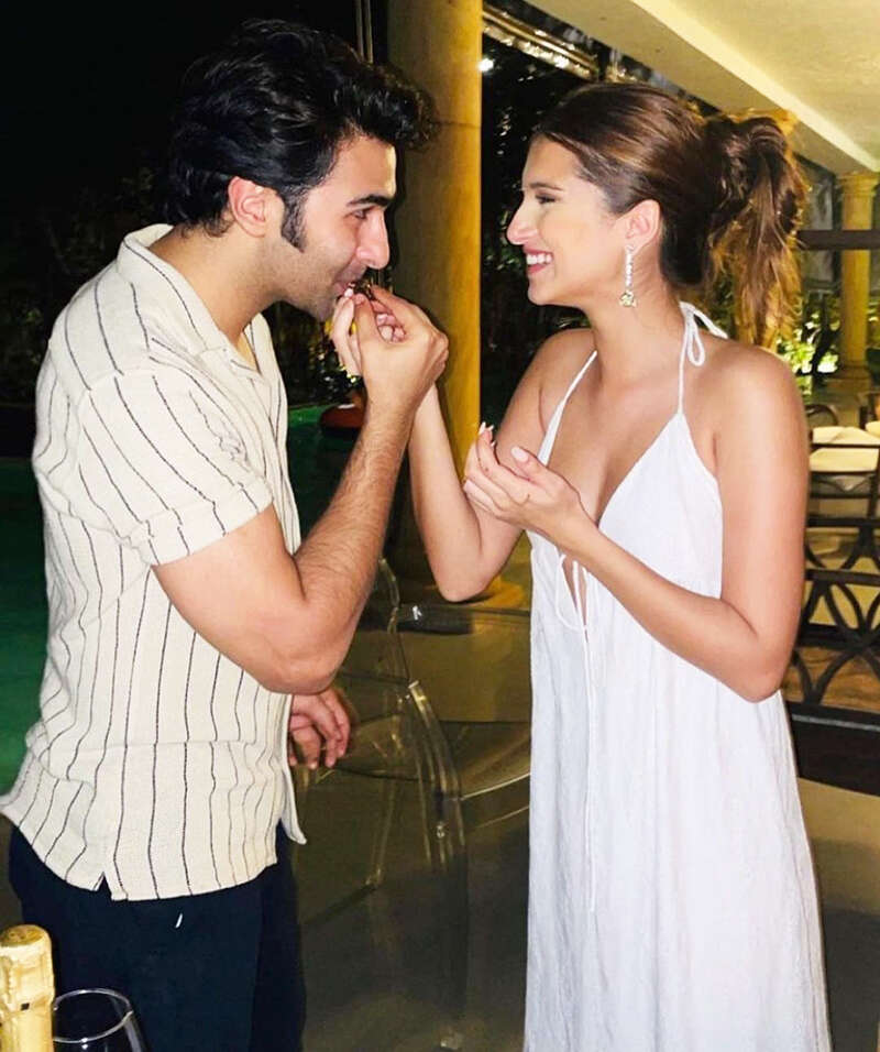 Lovely pictures from Aadar Jain's birthday celebration with ladylove Tara Sutaria