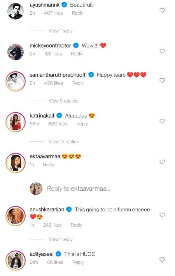 Anushka Sharma, Shibani Dandekar and others shower love on Priyanka ...