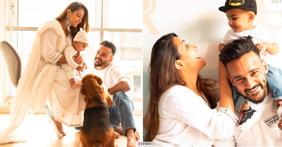 Pictures of Anita Hassanandani and Rohit Reddy's baby boy go viral