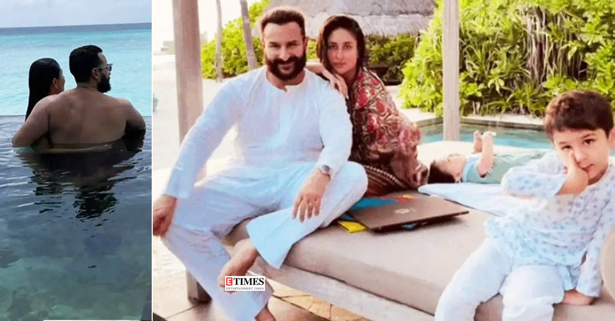 Birthday boy Saif Ali Khan & Kareena Kapoor are making us all jealous with their new dreamy beach vacation pics
