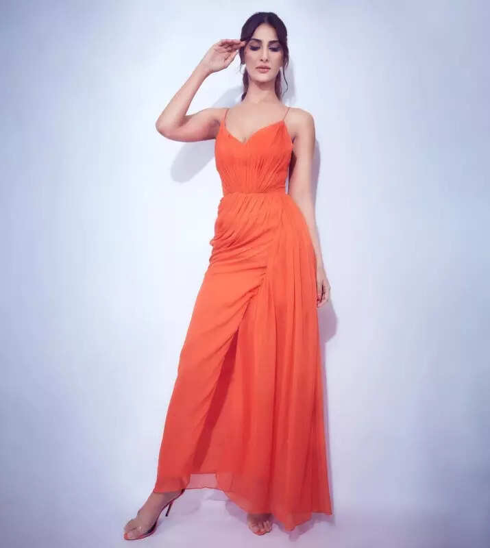 Vaani Kapoor looks radiant in bright tangerine dress, shells out fashion goals in breathtaking pictures