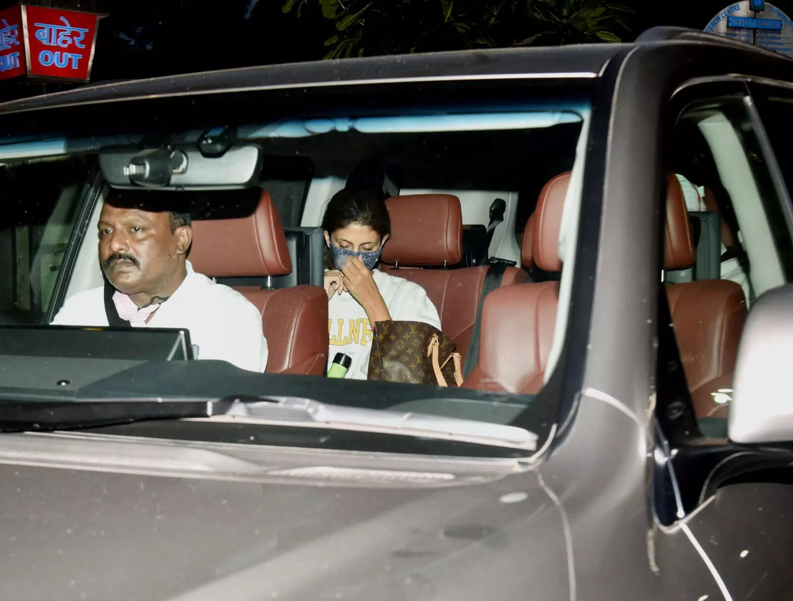 Amitabh Bachchan and Shweta Bachchan