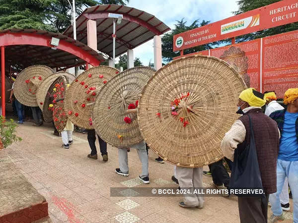 Pictures from 'stone-pelting' ritual of Uttarakhand's annual ‘Bagwal' festival