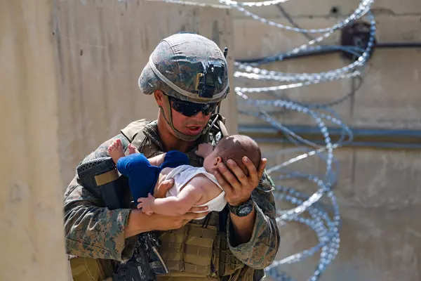 These pictures of Afghan evacuees at Kabul airport leave the world dejected