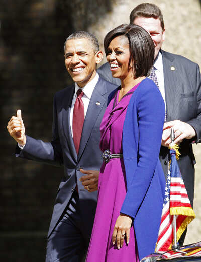 Obamas on Europe tour